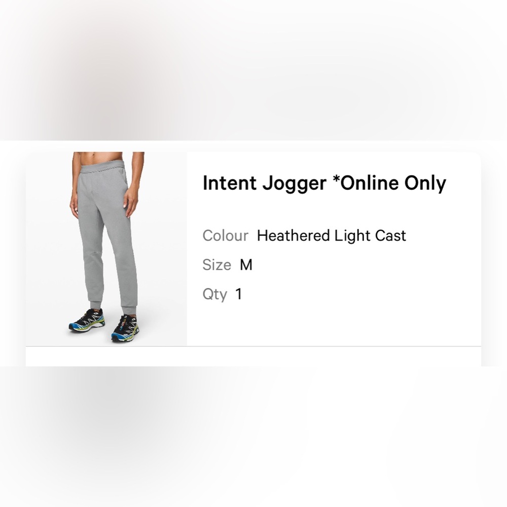 Lululemon intent jogger men’s medium